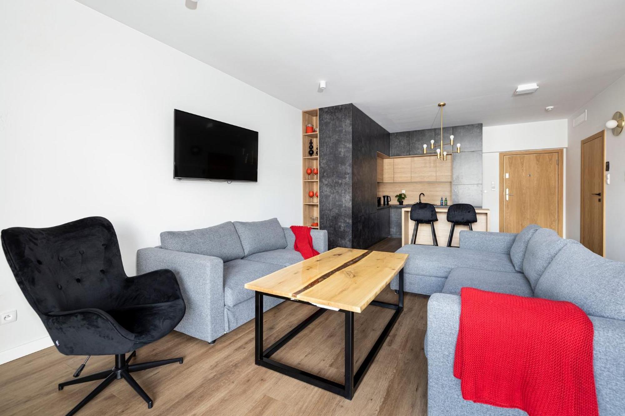 Rent Like Home - Apartamenty W Deo Plaza 格但斯克 客房 照片